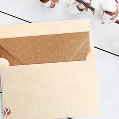 A6 Parchment Envelopes – NATURAL – 4 3/4 x 6 1/2″ – 24lb Bond/60lb Text – 25 Qty