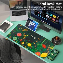 Bloss Green Mouse Pad, Clearance Overstock Limited Stock Discontinued Size La…