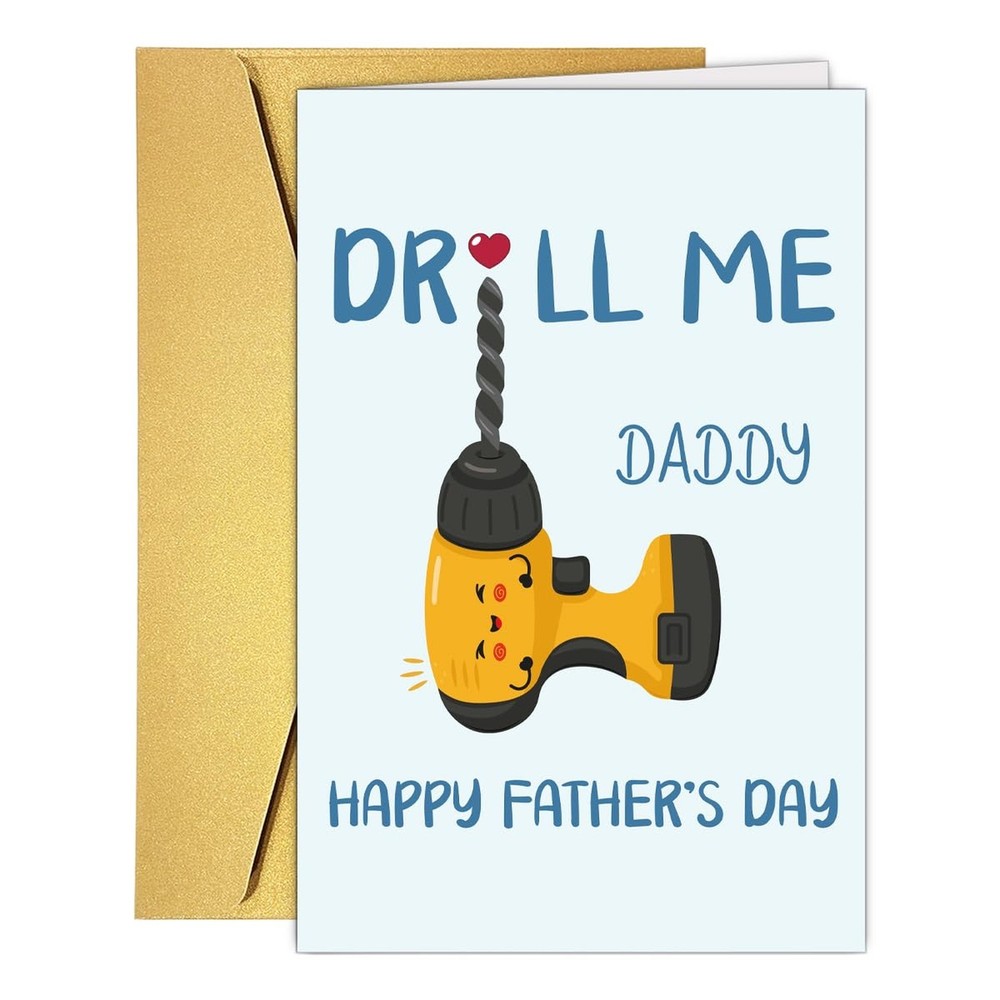 Funny Fathers Day Card for Husband Boyfriend Fiance, Adult Humor Father’s Day…