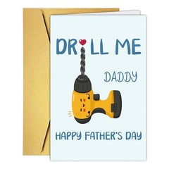 Funny Fathers Day Card for Husband Boyfriend Fiance, Adult Humor Father’s Day…