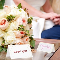 100Pcs Paper Place Cards for Wedding Table Setting Assorted Color Elegant Design