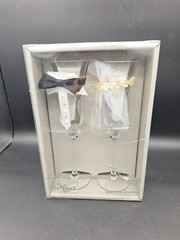 2018 STUDIO HIS & HERS WEDDING MARRIAGE TOASTING GLASSES 496836