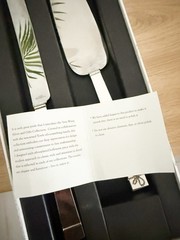 Vera Wang Silver Love Knots Metal Wedding Cake Knife and Server Set