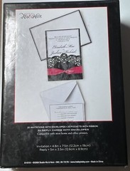 STUDIO HIS HERS 25 each wedding invitations envelopes pocket reply card envelope