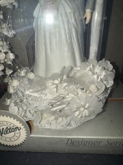 New Wilton Elegant Wedding Couple Caketop, white Designer Series By Ellen W