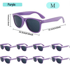 8-64Pcs Colorful Party Glasses Wedding Sunglass Bulk for Guests Bachelorette Par