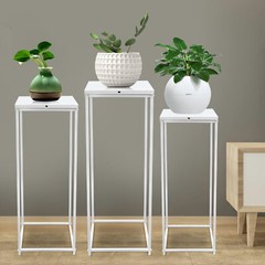 Metal Plant Pot Stand Indoor Outdoor Flower Planter Display Holder Rack Set of 3