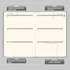 Planner 2026-2027 – Weekly & Monthly 2026-2027 Planner with Pen Loop, Jul 202…