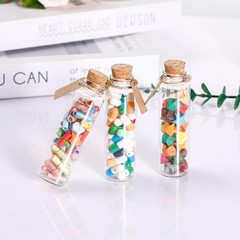 Eclaro 24 pieces of 50ml mini glass bottles with cork stoppers – 50ml, Clear