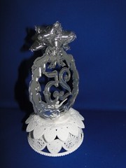 New Vintage WILTON 25TH Anniversary «Anniversary Wreath» Caketopper 102-1513