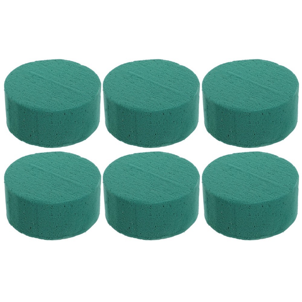 6 Pcs Floral Foam Flower Mud Water Absorb For Birthday Party Decor