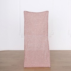 Metallic Spandex CHAIR SLIPCOVER Party Events Reception Decorations Supplies
