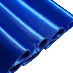 10 Pcs Royal Blue Satin Chair Sashes Bows Universal Chair Cover for Wedding Rece
