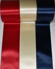 25mm Satin Ribbon You Choose from 41 Colours multiple Length sent one piece NEW