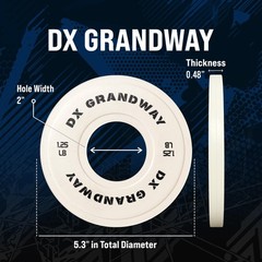 1.25Lb Pair Dx Grandway Fitness Change Plates 1.25Lb 2.5Lb 5Lb Pairs Support