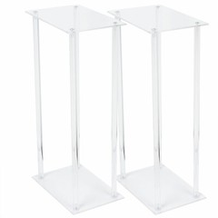 10Pcs Acrylic Flower Stand Wedding Centerpiece Tall Vase Bouquet Backdrop Vase