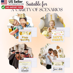 ACSTEP 50Pack White A4 Envelopes 4-1/4 X 6-1/4 Self Seal Wedding Photo FROM USA