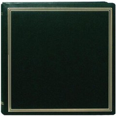 Pioneer X-Pando Post Bound Magnetic Page Photo Album, Holds 20 11×11″, Green
