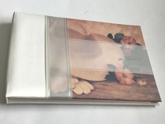 Western Wedding Guest Book, Pastel and Ivory Cowboy Hat and Roses