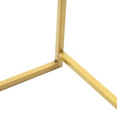 4PCS Wedding Flower Floor Stands Set Gold Column Cube Shape Metal Flower Stand