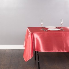 8 packs 60 x 126 Inch seamless SATIN Tablecloths Hotel Boot 25 COLORS USA SALE