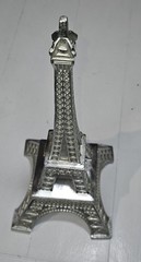 18″ Tall Eiffel Tower, Silver, Great Table Centerpiece Or Prop
