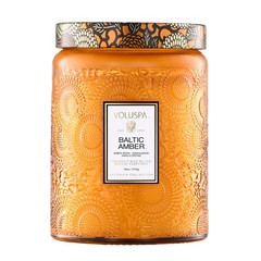 Voluspa Baltic Amber Candle 18 Oz Coconut Wax Blend Scented Candles For Home