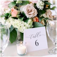 Wedding Table Numbers Minimalist Black and White 1-20 Freestanding Table Numb…