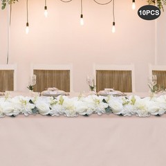 10 Pcs Dining Table Flower Centerpieces White Artificial Wedding Centerpiece NEW