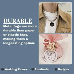 Faith-Based Round Tag with I’m With You Always Matthew 28:20 Religious Keepsake