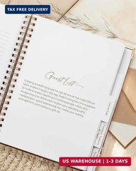 Beautiful Boho Wedding Planner Book and Organizer – Enhance Excitement and Makes