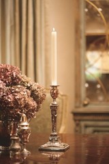 Root Candles 12-Count Unscented Dinner Dripless Beeswax 9-Inch, Ivory
