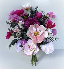 Wedding Bouquet Bridesmaids Weddings Bouquets Buttonhole Faux Silk Flowers