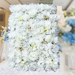 12x Artificial Flower Wall Panel Wedding Event Party Backdrop Flower Wall Panel