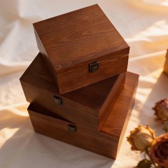 Personalized Wooden Keepsake Box Custom Engraved Memory Storage Gift
