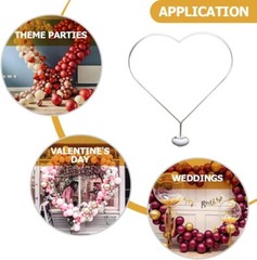 Large Heart Shape Wedding Arches Backdrop Stand Antirust Arbor NEW