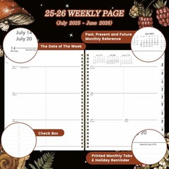 2025-2026 Planner – Academic Planner from July 2025 – June 2026, 8″ x 10″ 202…