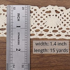 Vintage Lace Ribbon Cotton Lace Trim Crochet Sewing Lace for Crafts, Gift