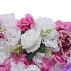 6 PCS Artificial Hydrangea Flower Panel Wedding Party Background Wall 60cm*40cm