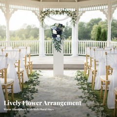 Wedding Bouquets for Bride Waterfall Artificial Roses Bunch Floral Holding