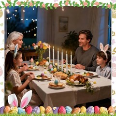 6Pcs Easter Dripless Taper Candles 10 Inch Long Unscented Candle Sticks Waterco