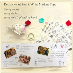 Guest Book Set W/ Diamond Pen & Stickers Weddings Baby Showers Parties New