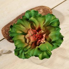 Set of 3 6″ tall Assorted Echeveria Rosettes Faux Succulent Picks Sprays Stems