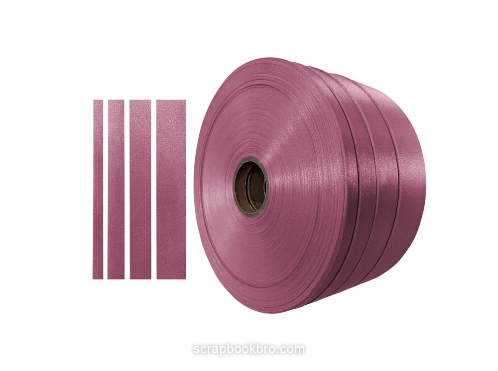 Dark Rose 10mm 16mm 25mm 40mm Satin Ribbon For Scrapbooking Wrap Decorations