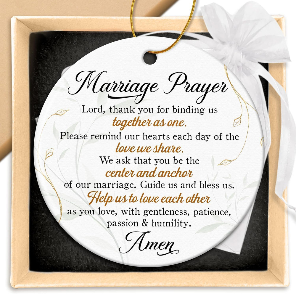 Christian Wedding Gifts for Couple 2025 – Marriage Prayer Religious Wedding Gift