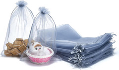 25 pcs 8×12 Inches Drawstring Organza Bags Wedding Party Favor Gift Candy Toys M
