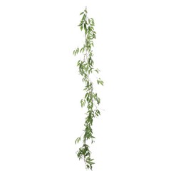 GREEN 5 ft long Artificial Willow Foliage Garlands Party Wedding Decorations