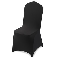 Uimoso 100PCS Black Stretch Spandex Chair Covers for Events Weddings, and Dining