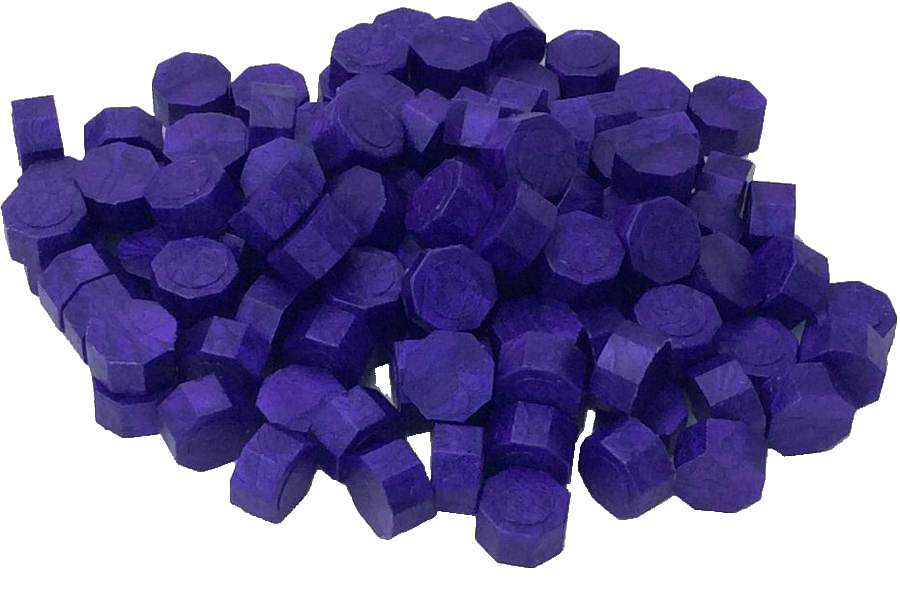 Dark Purple Pearl Sealing Wax Beads for Cards & Invitations, approx 250 beads