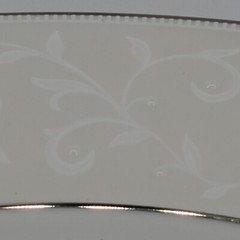 Lenox Opal Innocence 6″ Saucer Plate 2005 Platinum Trim Bone China NEW USA